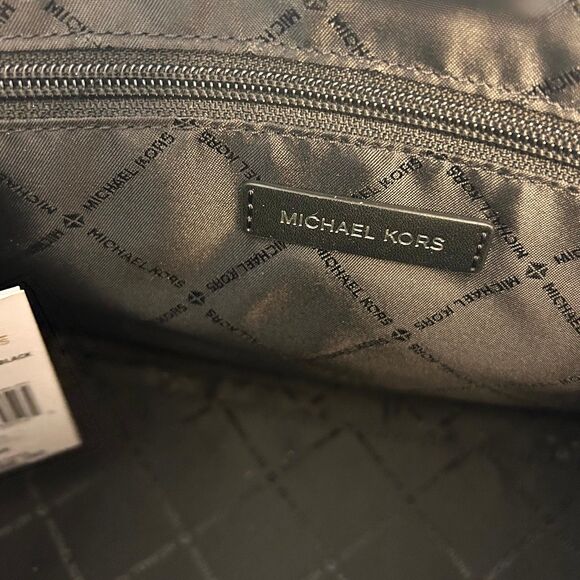 Michael Kors Purse Hamilton Medium Leather Satchel Camel - Picture 7 of 10